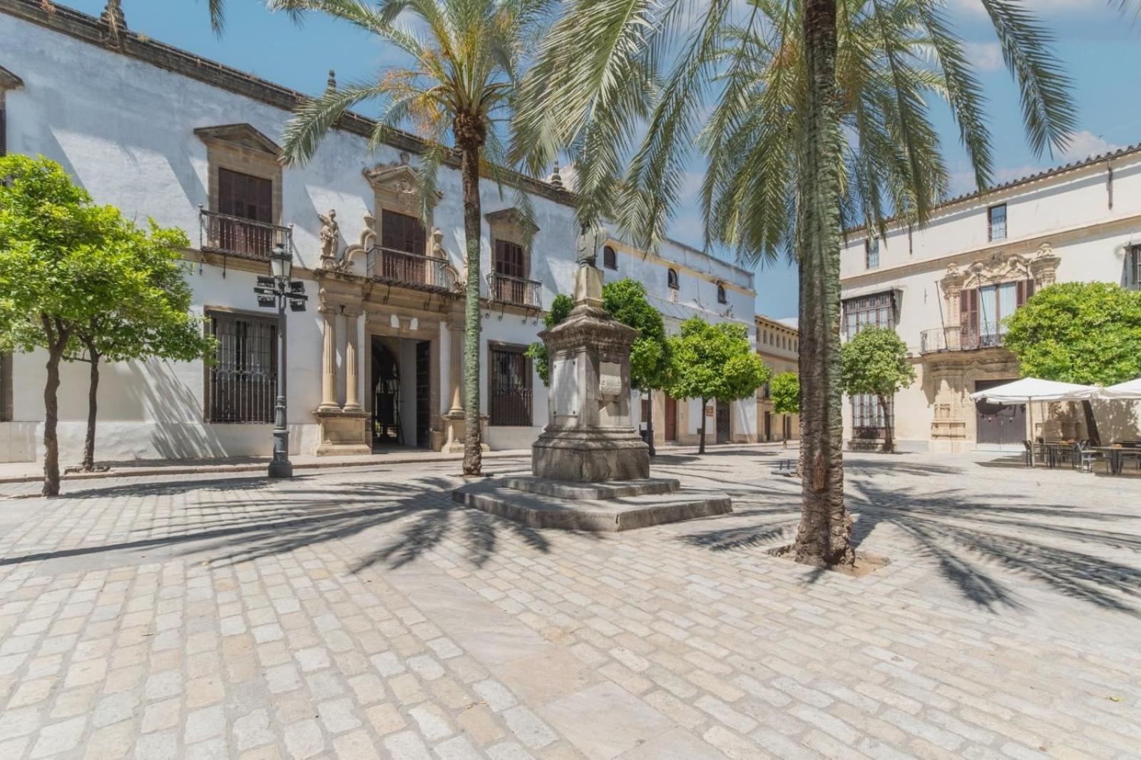 Encantador Piso Plaza Rivero جيريز المظهر الخارجي الصورة