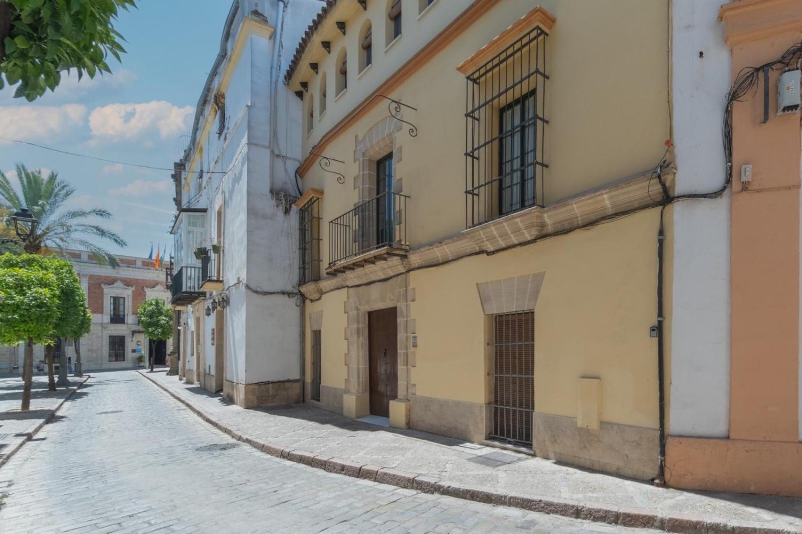 Encantador Piso Plaza Rivero جيريز المظهر الخارجي الصورة